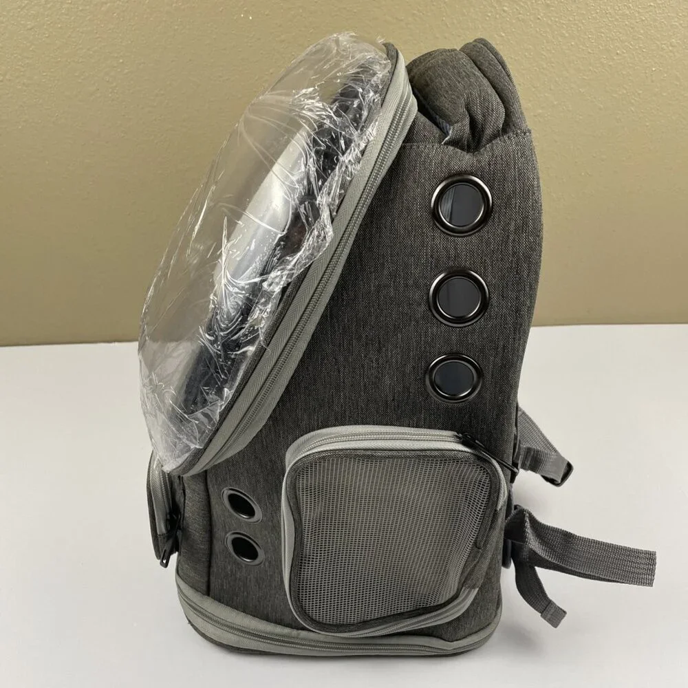 Cawypety Pet Carrier Backpack for Cats & Small Dogs Outdoor Travel Vented Dome